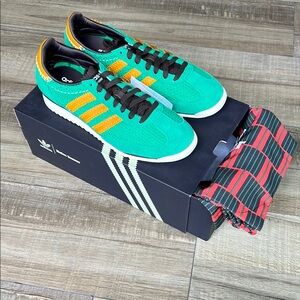 Adidas Green and Orange Sneakers